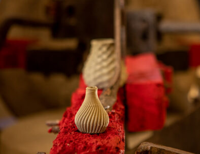 Vasetto in ceramica realizzato con stampa 3D