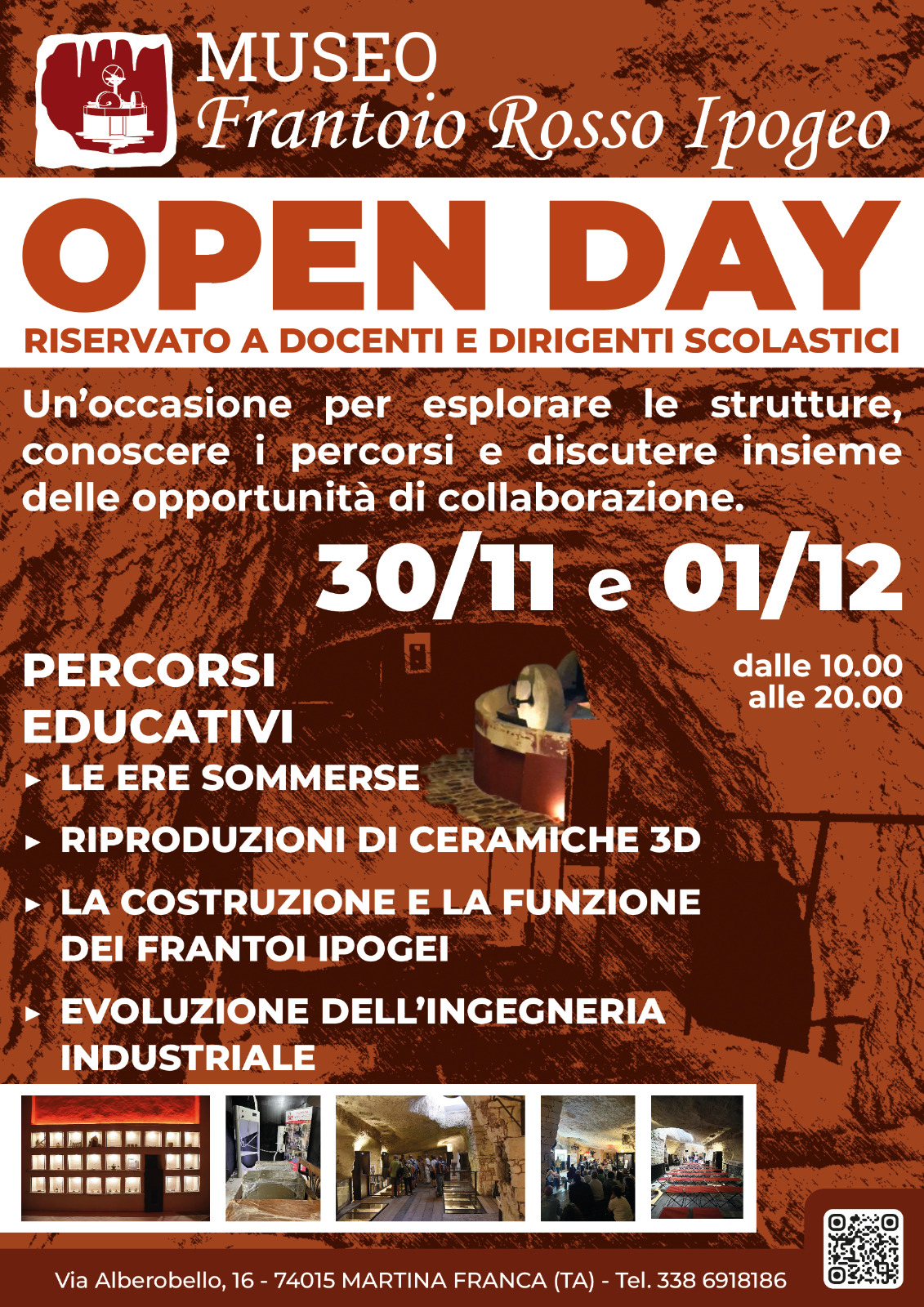 OPEN DAY 30 Novembre-1° Dicembre 2014