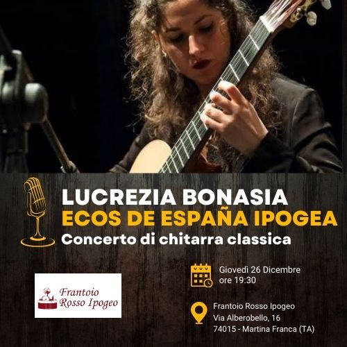 Concerto di chitarra classica con Lucrezia Bonasia