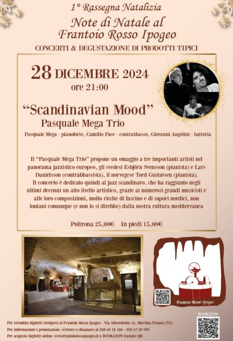 concerto in frantoio secolare del Pasquale Mega Trio