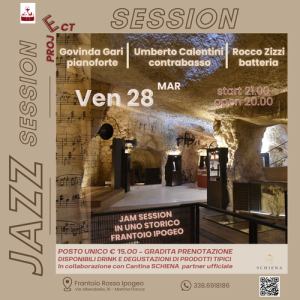 Jazz Session Nel Frantoio Rosso Ipogeo