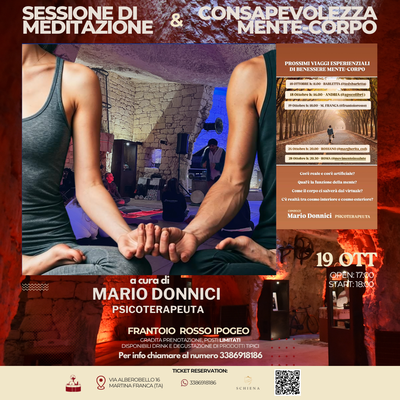 Sessione di Meditazione & Consapevolezza Mente-Corpo