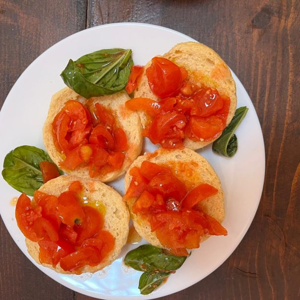 Piatto di bruschette